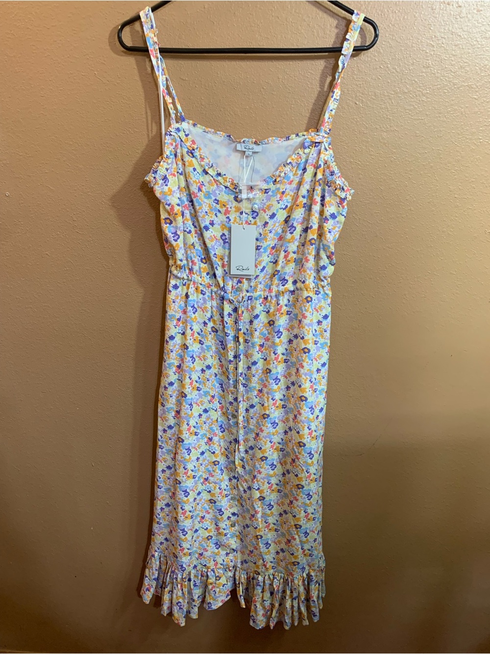 Rails Adalyn Papaya Flower Summer Dress - NWT L